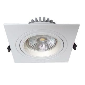 Downlight led comercial 35w quadrado de embutir