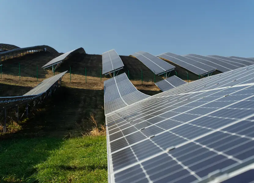 Compromisso Sustentavel Imagem de placas solares